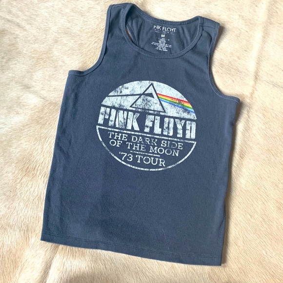 Pink Floyd Tops - VINTAGE PINK FLOYD DARK SIDE OF THE MOON ‘73 TOUR TANK TOP